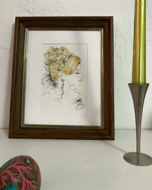 BEAUTY QUEEN Thrifted frame Sketch