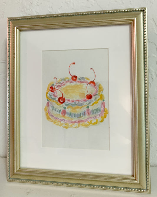 CHERRIES Thrifted frame Sketch