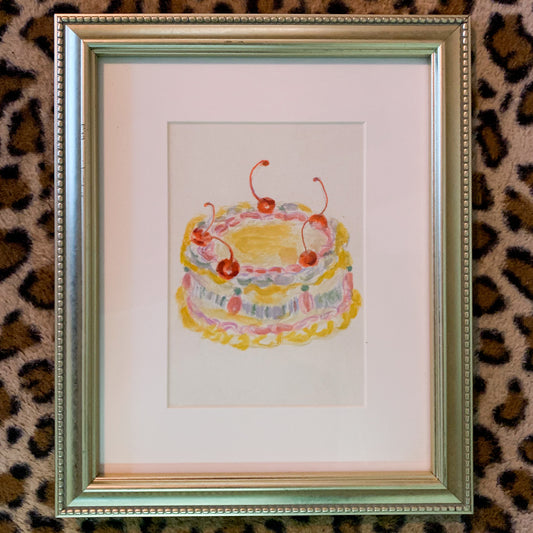 CHERRIES Thrifted frame Sketch